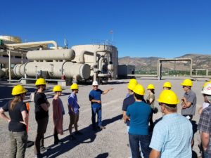 Steamboat geothermal power plant tour